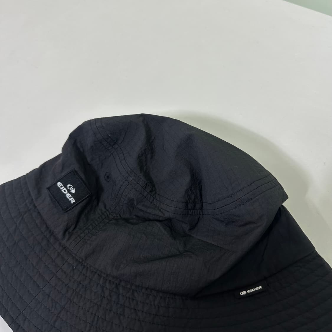 M 58CM 아이더 블랙 나일론 버킷햇 남여공용 상품이미지1