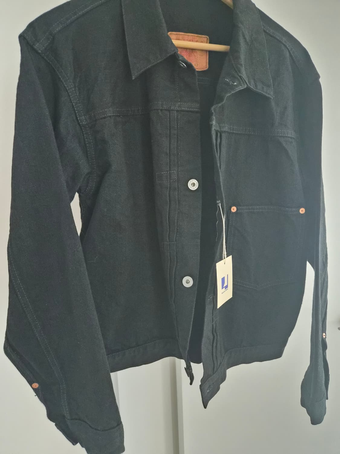 TCB 진스 Late S40's 데님 자켓 블랙 42 사이즈 상품이미지2