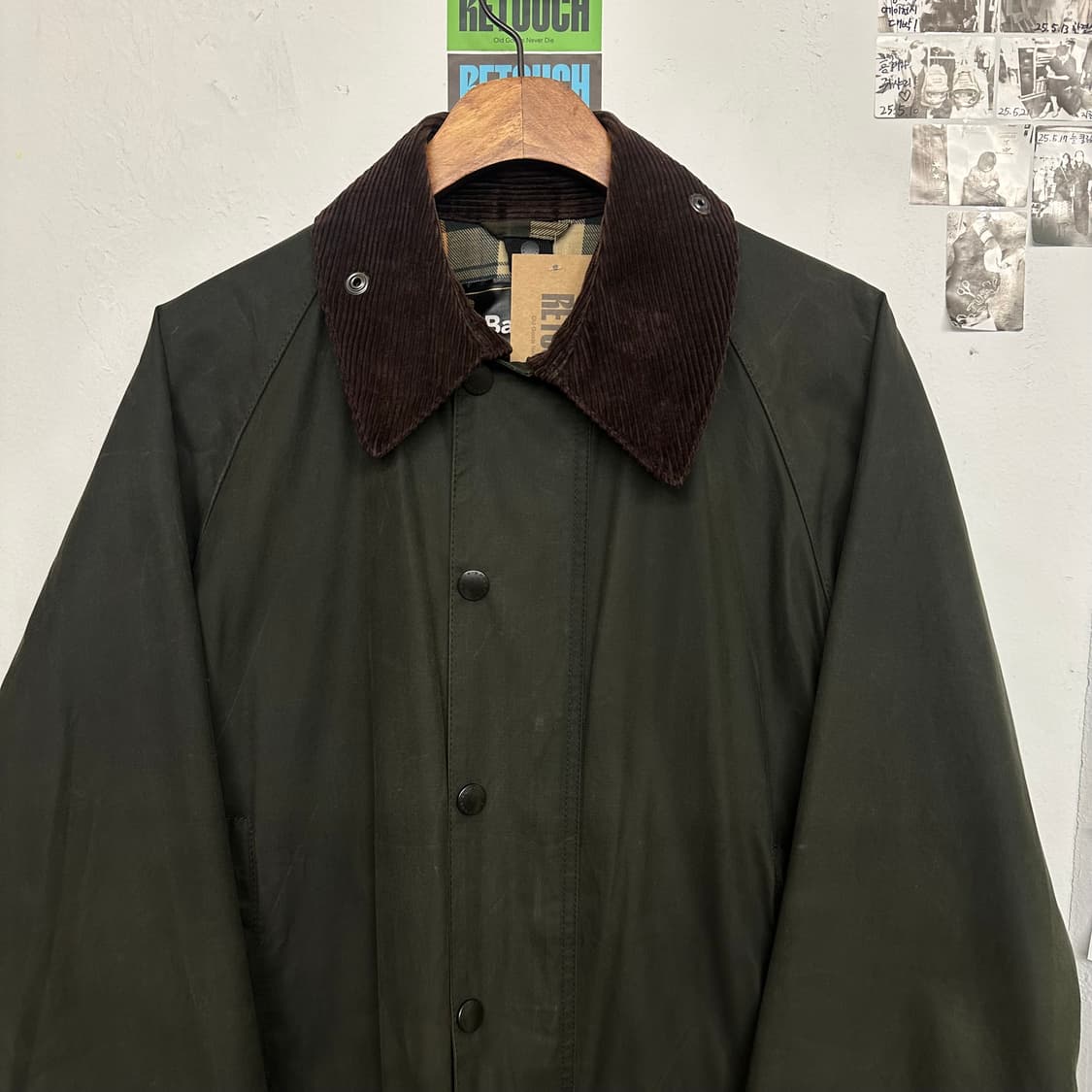 바버 뷰포트 왁스 자켓 ‘세이지’ 상품이미지3