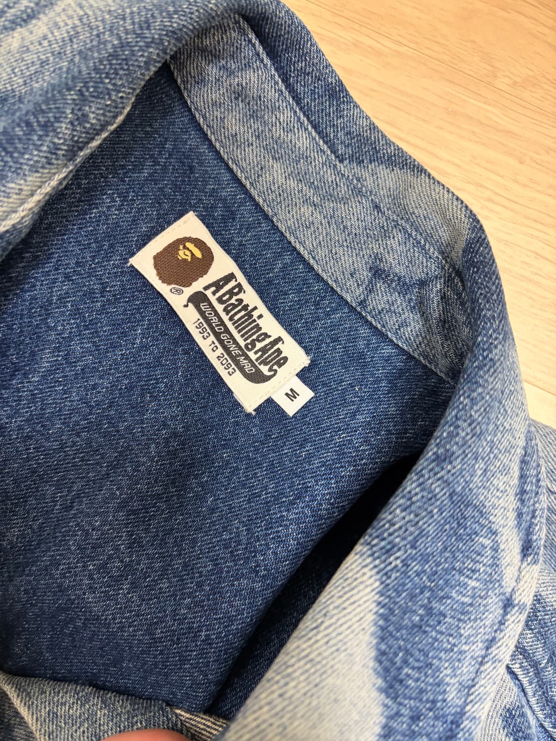 베이프 데님 자켓 상품이미지3