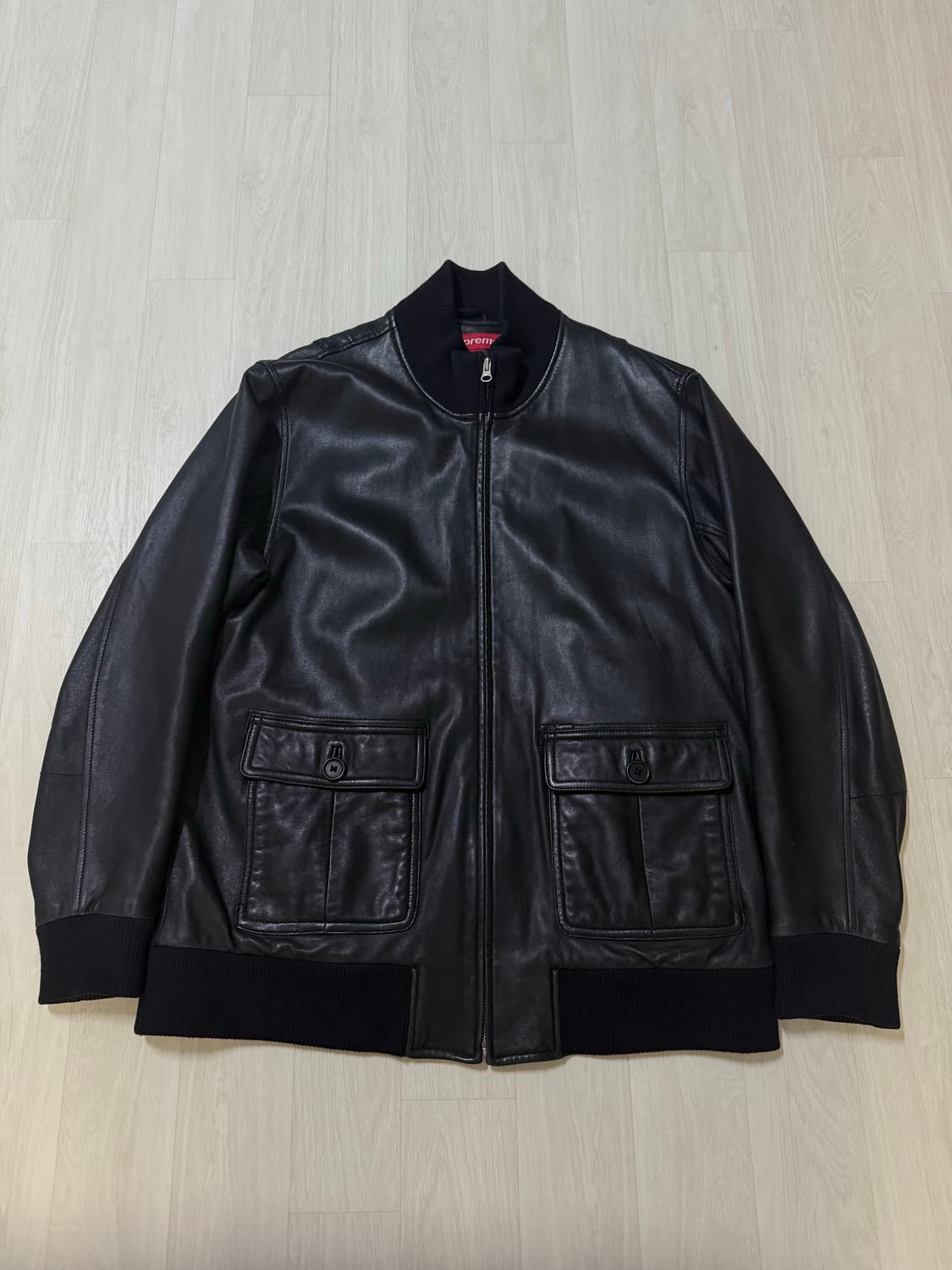 06시즌 슈프림 레더 자켓 상품이미지1