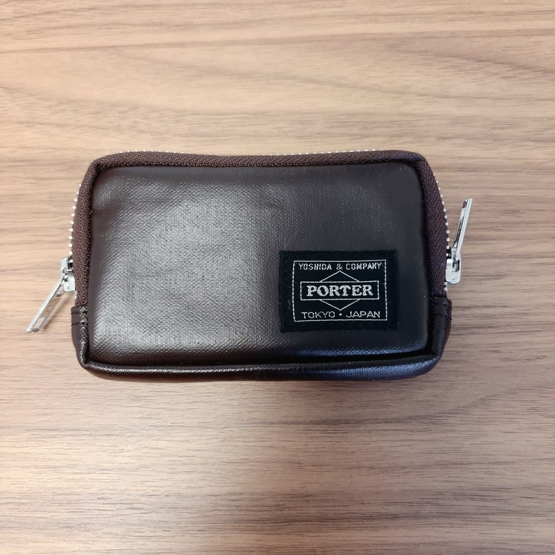 포터 프리스타일 멀티 코인 케이스 브라운 상품이미지1