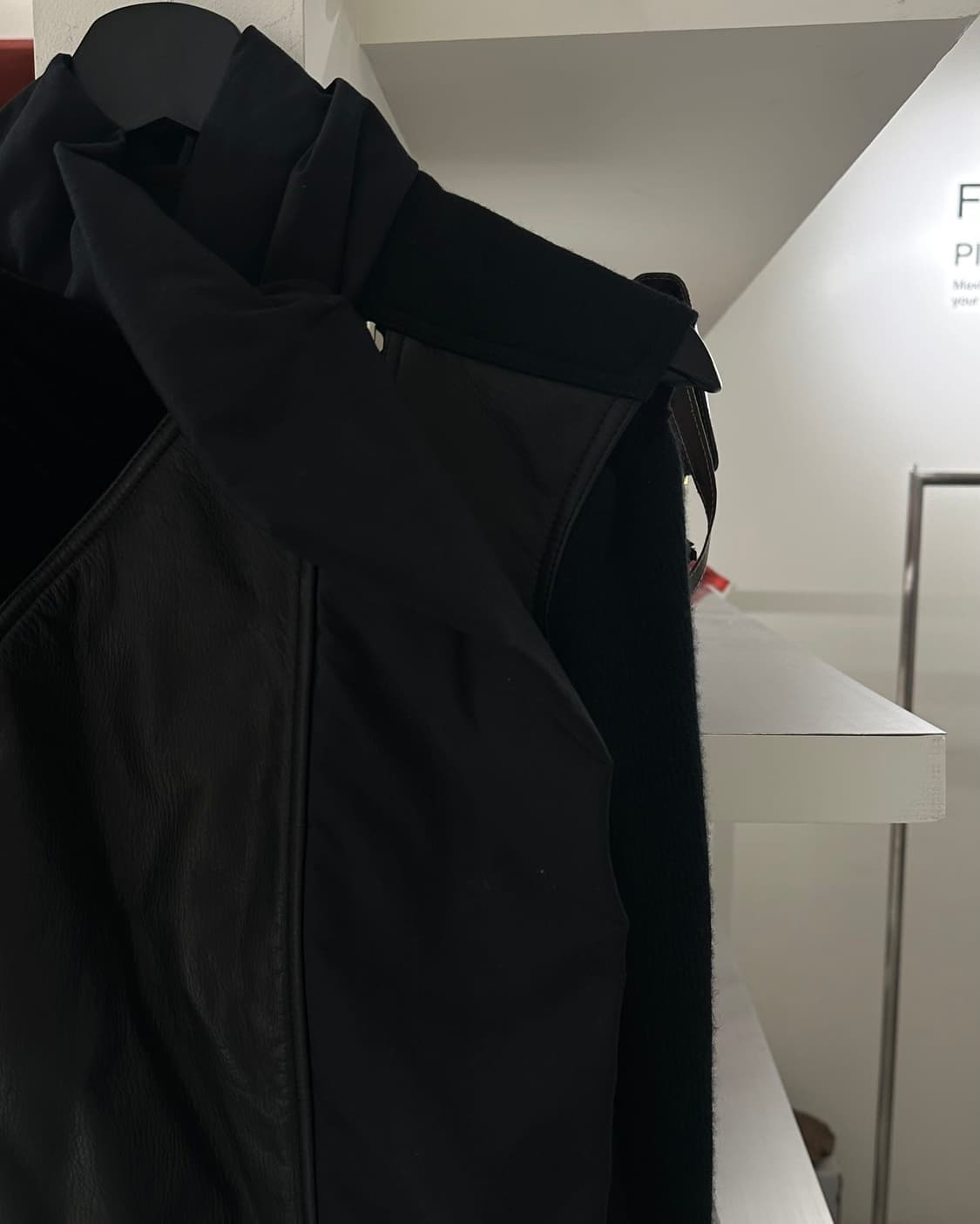 릭 오웬스 블랙 15fw 런웨이 아카이브 자켓 상품이미지3