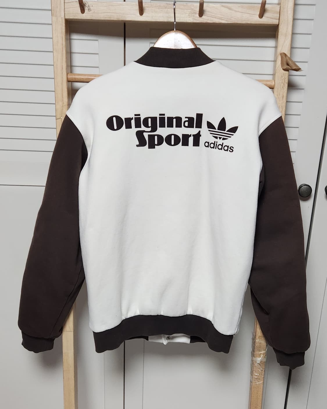 대장 아디다스 삼선 코튼 바시티 점퍼 자켓 져지 상품이미지2