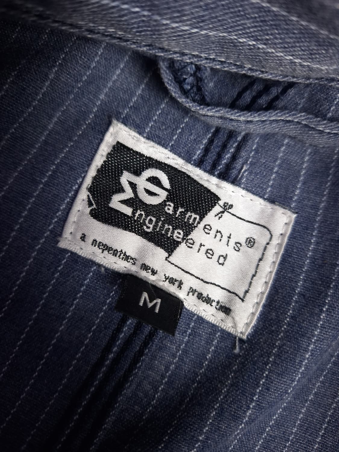 새제품급 오리지날 엔지니어드가먼츠 스트라이프 워크자켓 상품이미지2