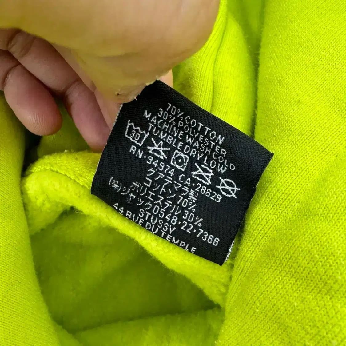 L Stussy 스투시 파라다이스 로스트 후드 티셔츠  상품이미지8