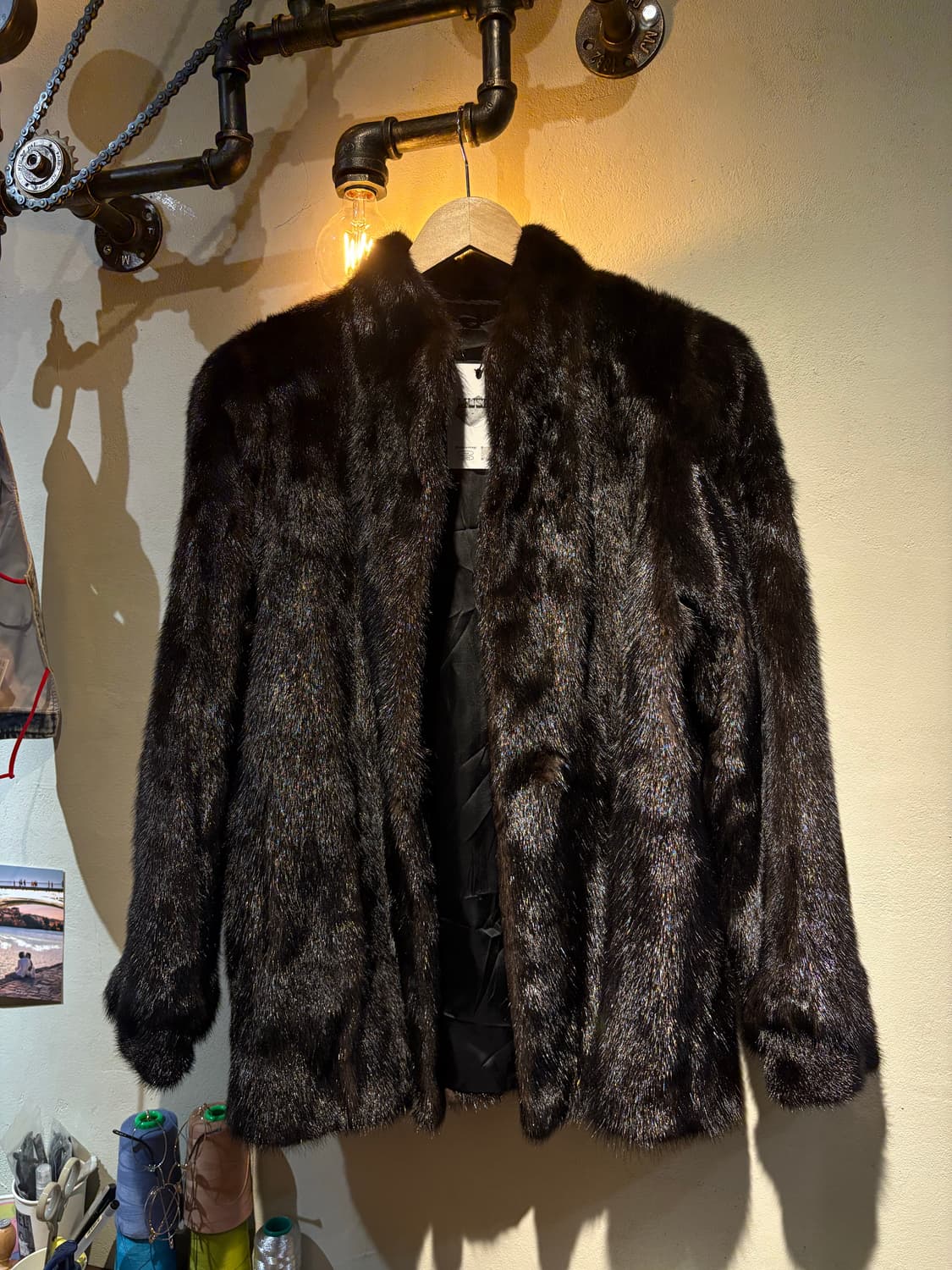 밤색 밍크 코트 상품이미지1