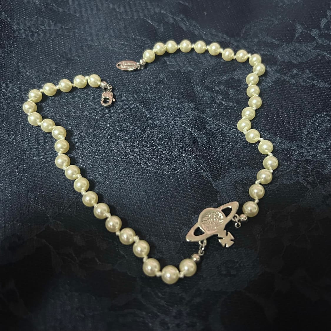 비비안웨스트우드 진주 목걸이 실버 상품이미지4