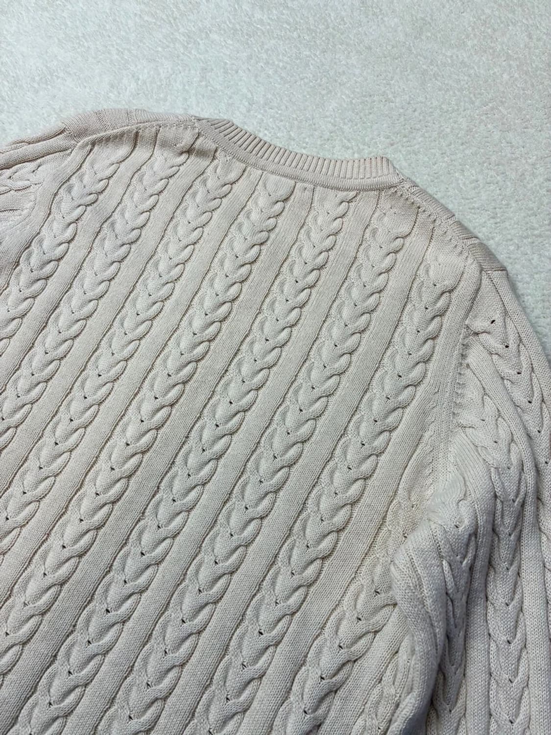 타미힐피거 크롭 꽈배기 니트 가디건 PN5841 상품이미지5