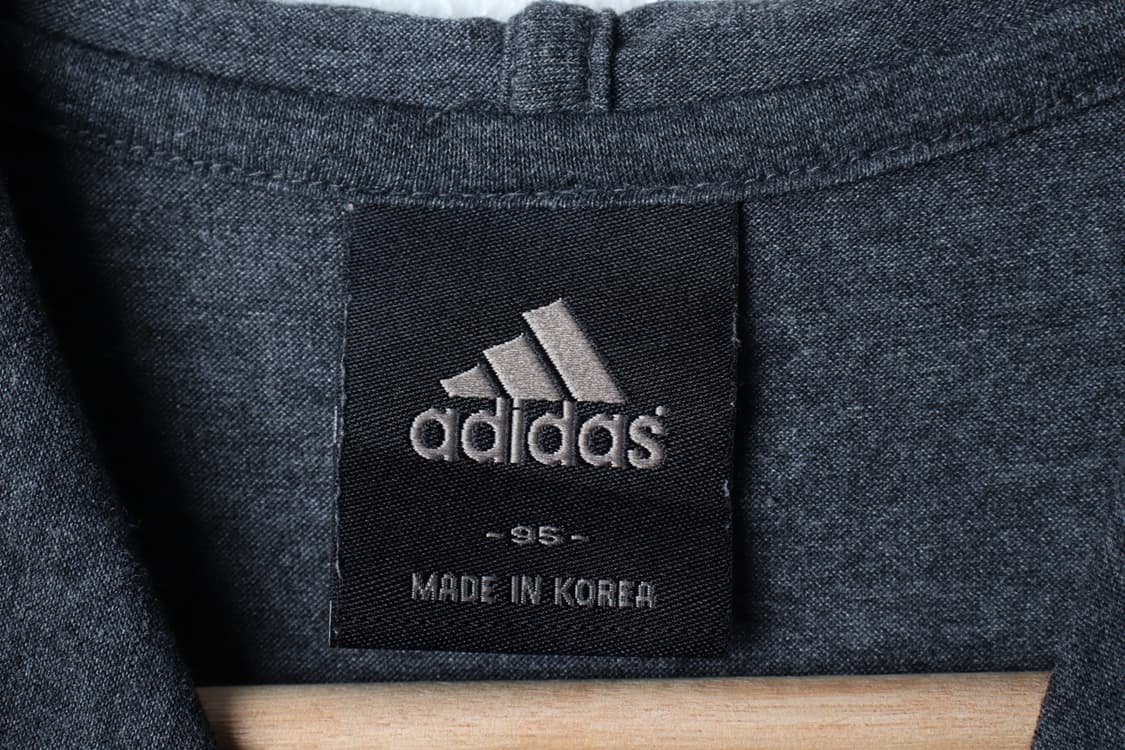 W(L) 아디다스 반팔 티셔츠 후드집업 민소매 그레이-H30994 상품이미지6