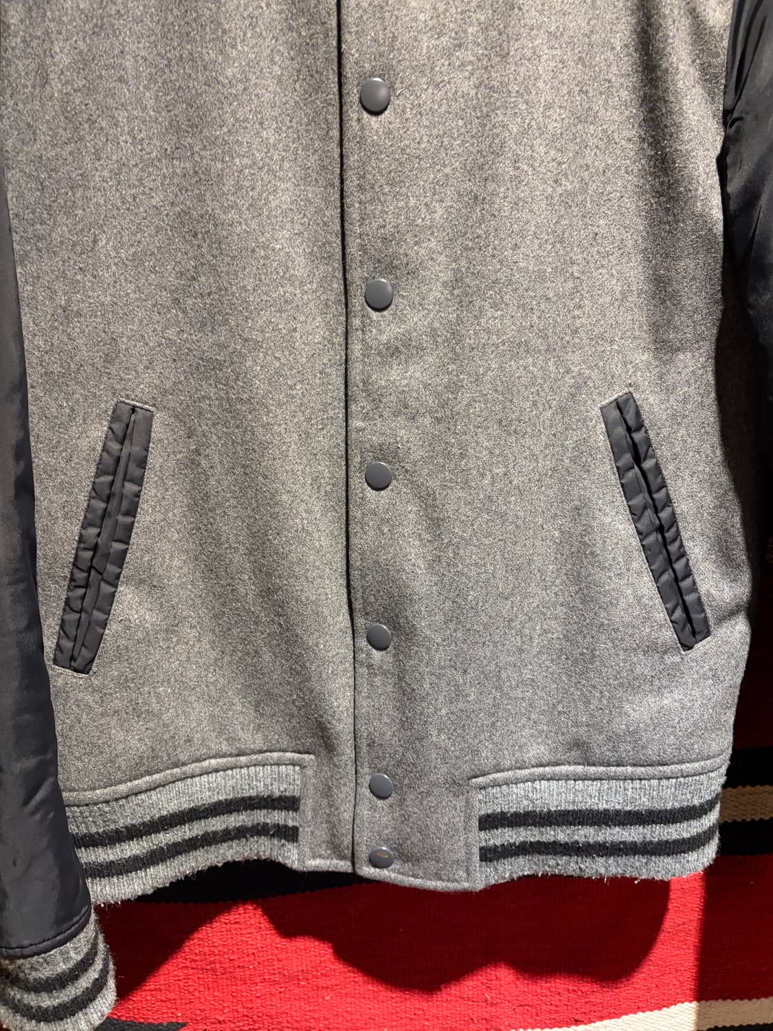 Beams wool ma-1 blouson /빔즈 마원 항공점퍼 블루종 상품이미지7