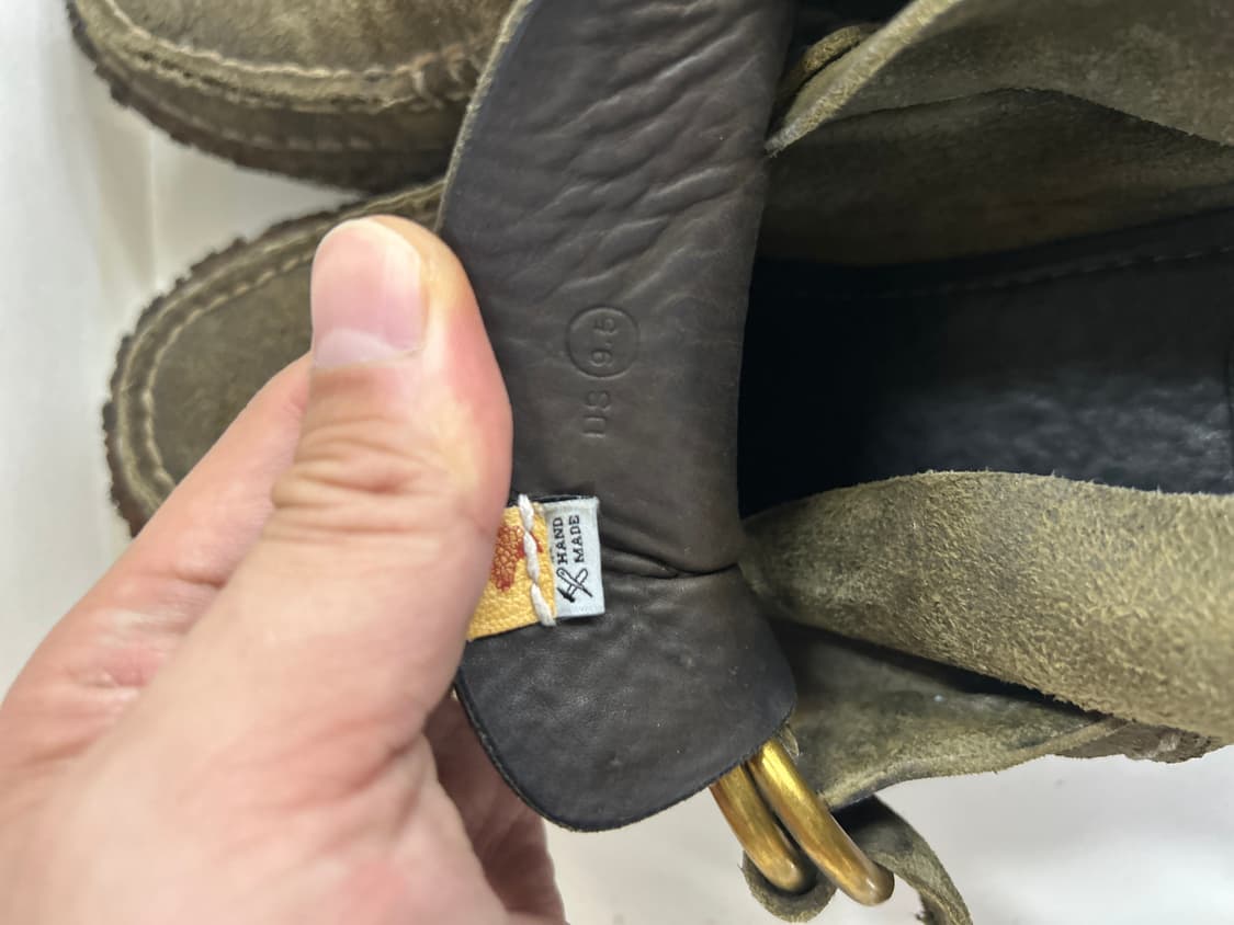 VISVIM 올드비즈빔 올리브 스웨이드 스키너드 더블링 크레페솔 모카신부 상품이미지6