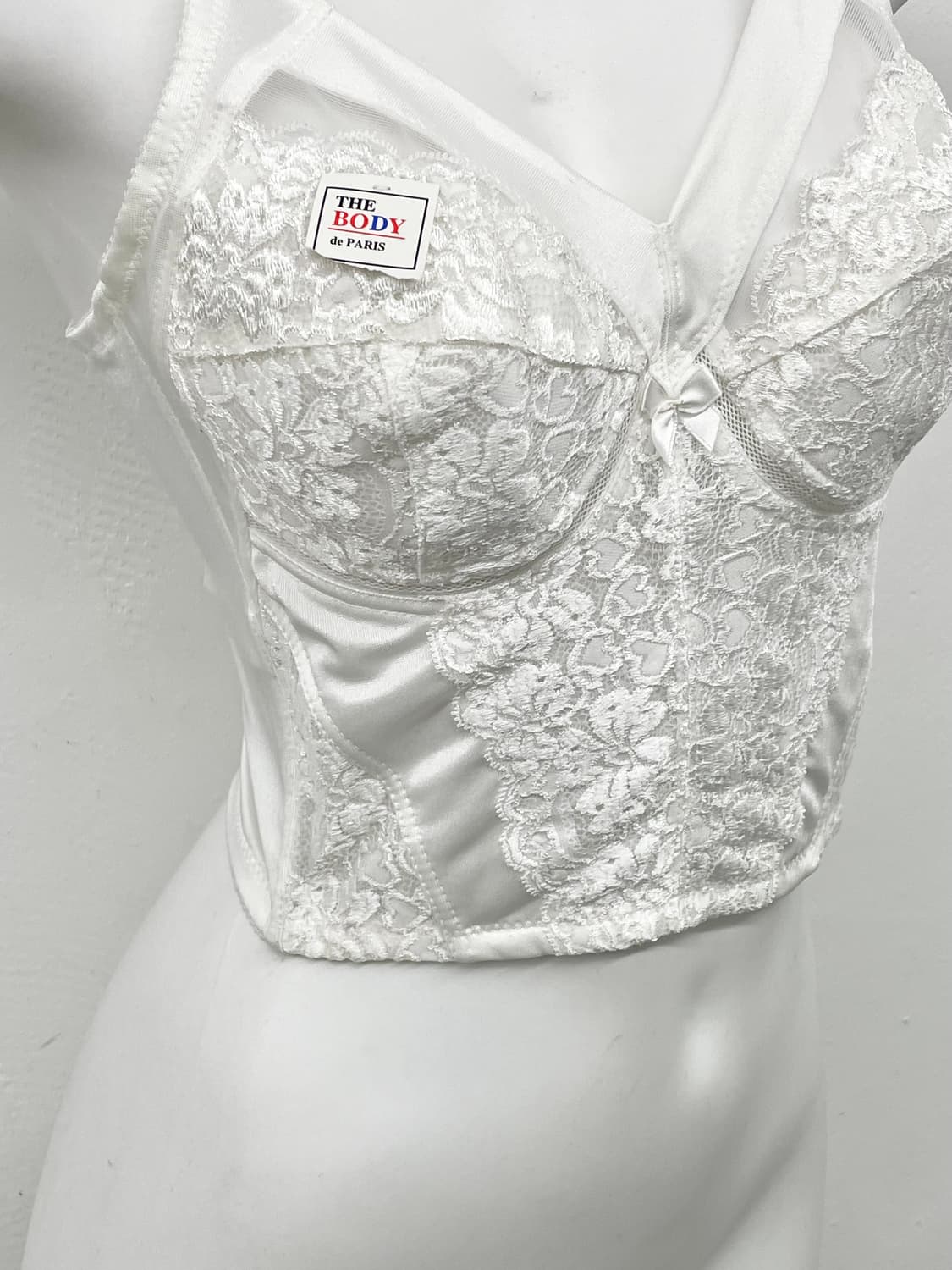 화이트 레이스 코르셋 상품이미지3