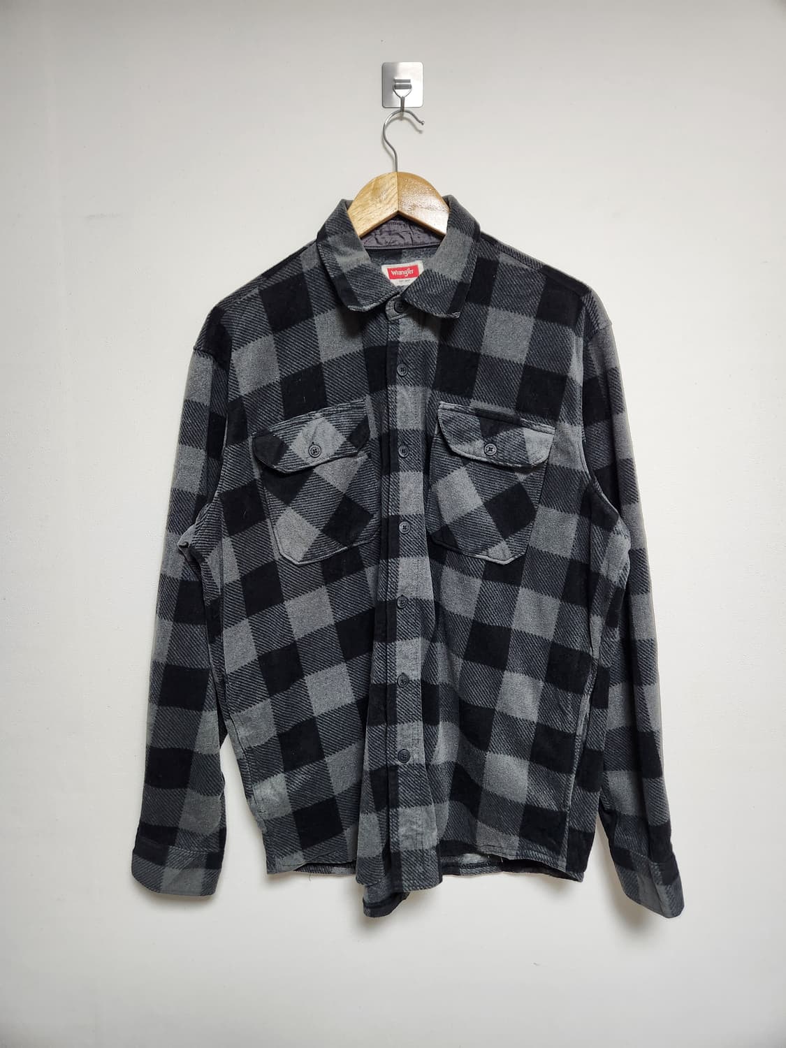 랭글러Wrangler 체크 플란넬 셔츠 L - S78 상품이미지1