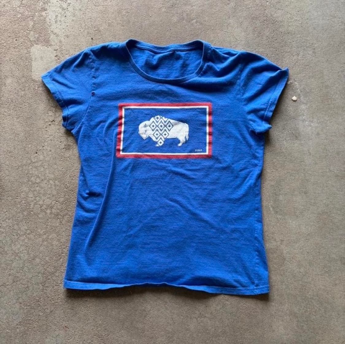 buffalo blue graphic baby tee 상품이미지1