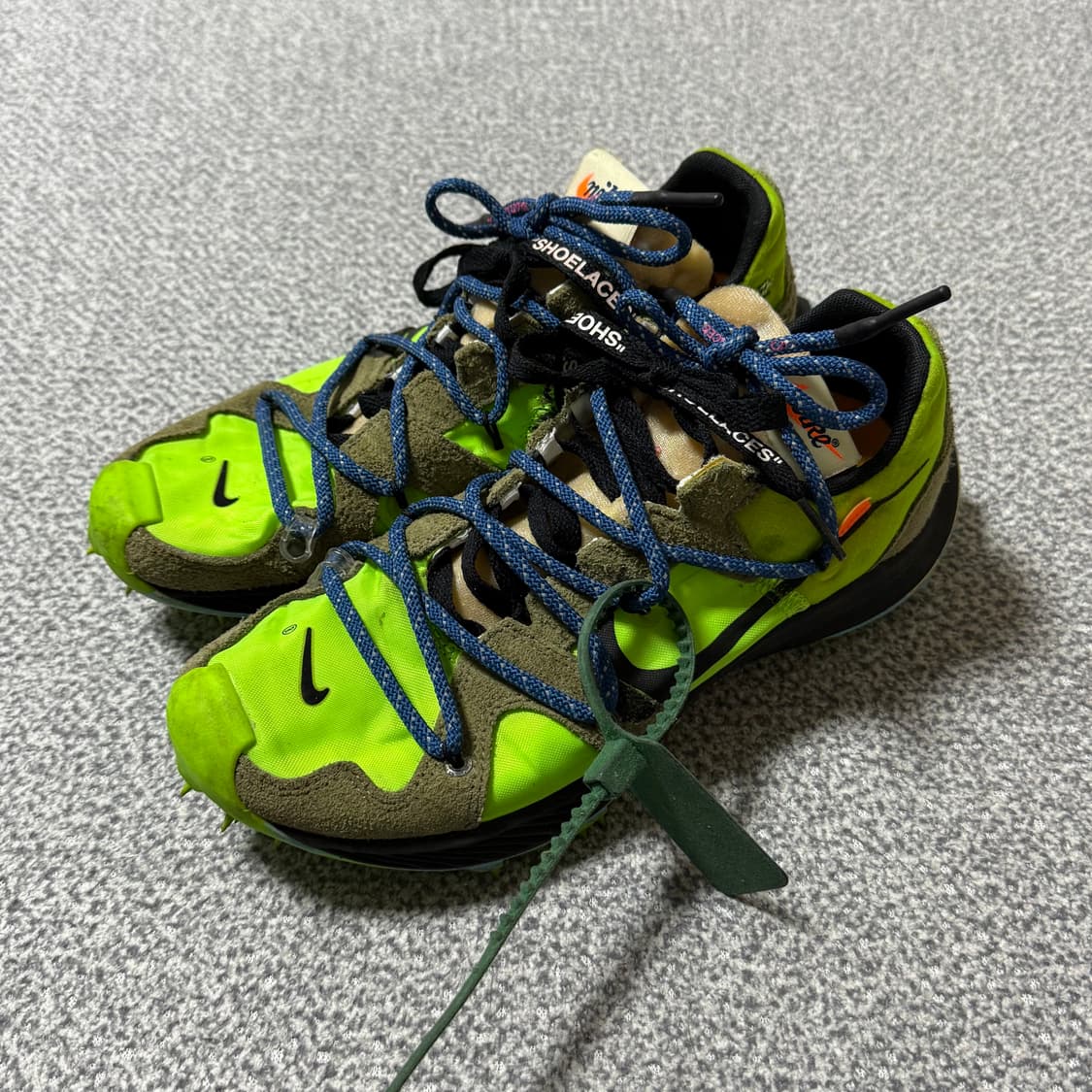 나이키 오프화이트 줌 테라 카이거 그린 240 상품이미지1