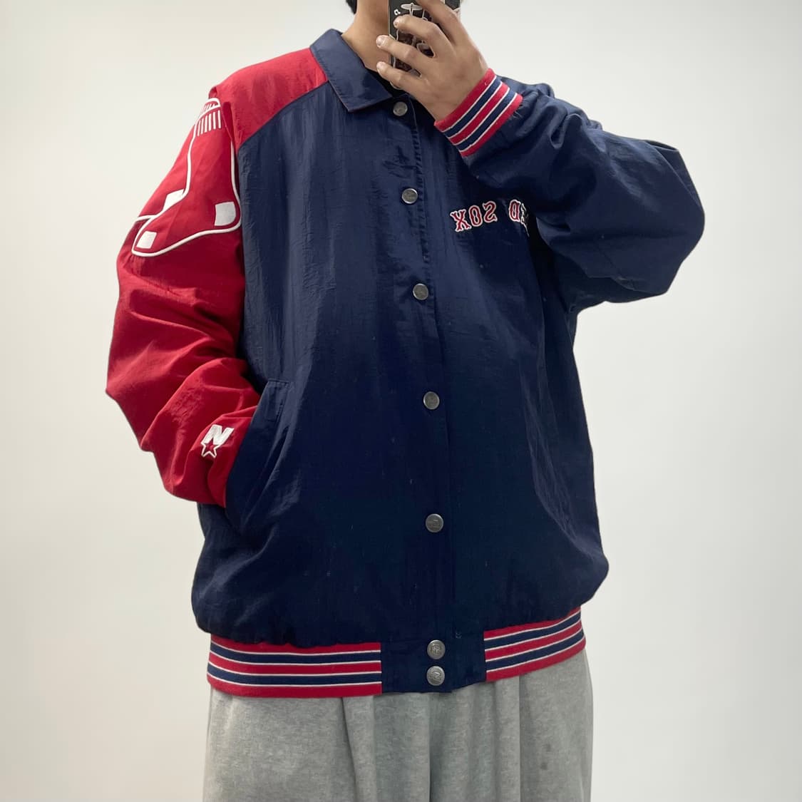 스타터 90s 보스턴 레드삭스 코치 자켓 상품이미지1
