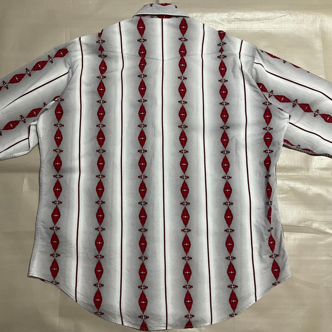 빈티지 팬핸들 웨스턴 나바호 패턴셔츠 상품이미지6