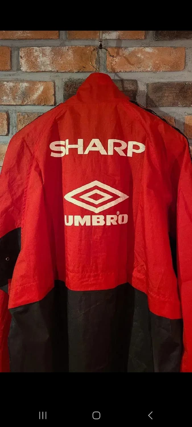 90s 맨체스터유나이티드 빈티지 바람막이 엄브로 상품이미지2