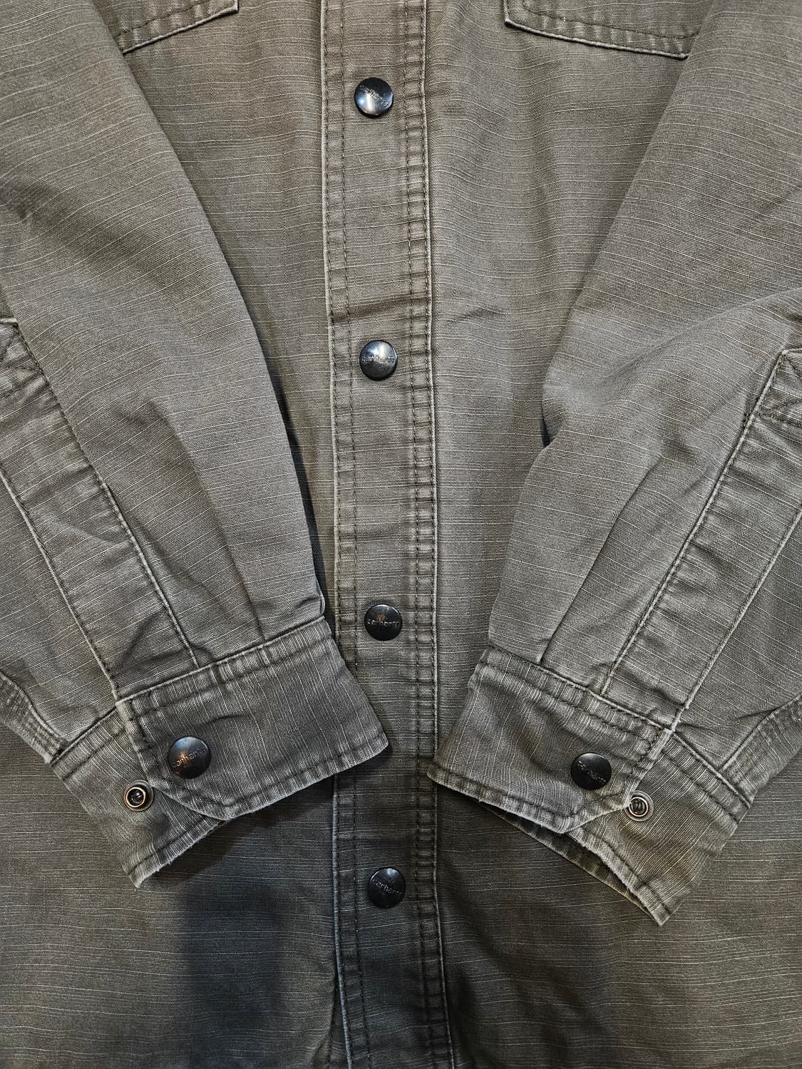 칼하트 캔버스 워크 셔츠 자켓 상품이미지5