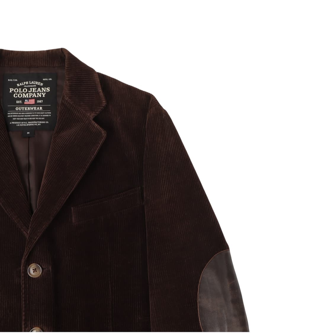 폴로진스 코듀로이 브라운 3B 자켓 상품이미지3