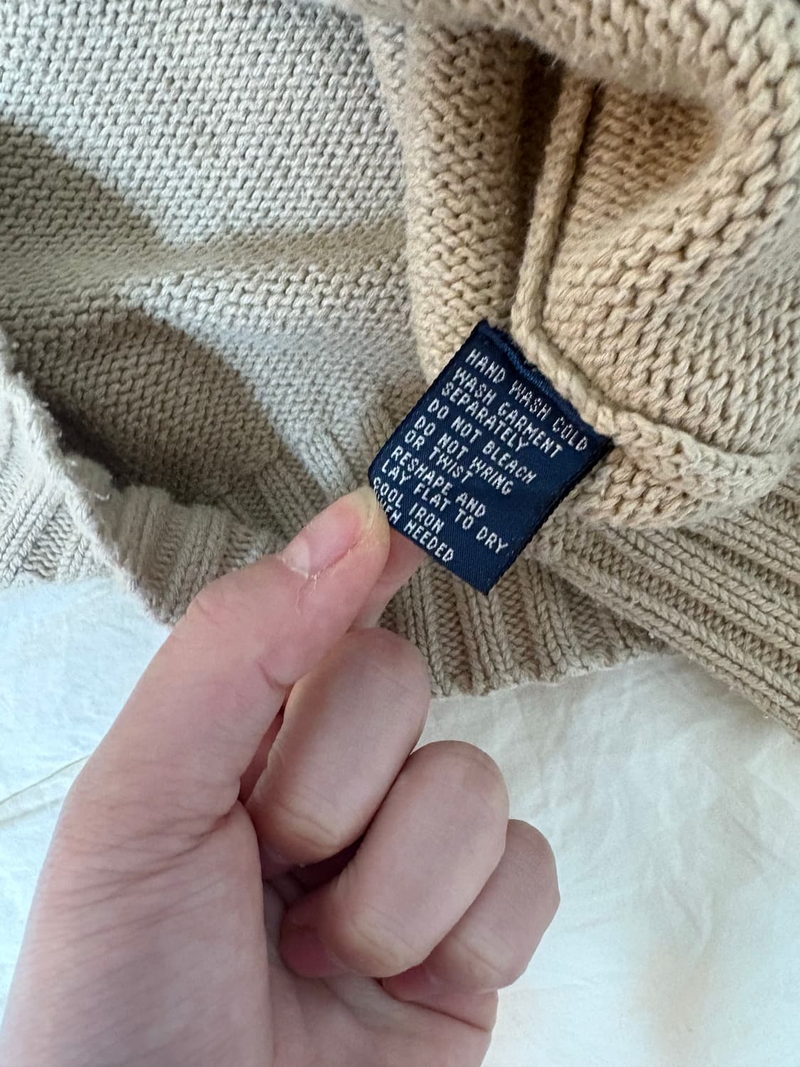 폴로 베이지 니트 상품이미지4