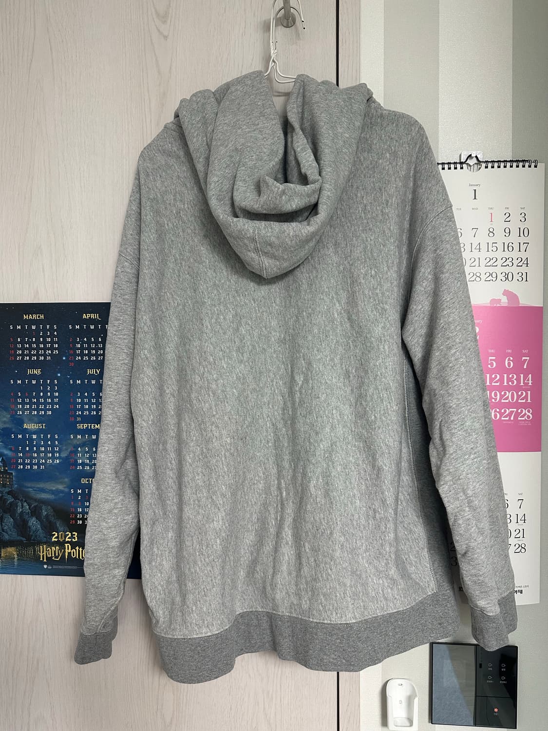 카키스 헤더 그레이 풀집업 L 사이즈 상품이미지2