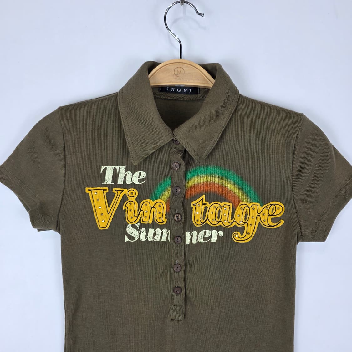 y2k 헤이세이 피케 티셔츠 상품이미지3