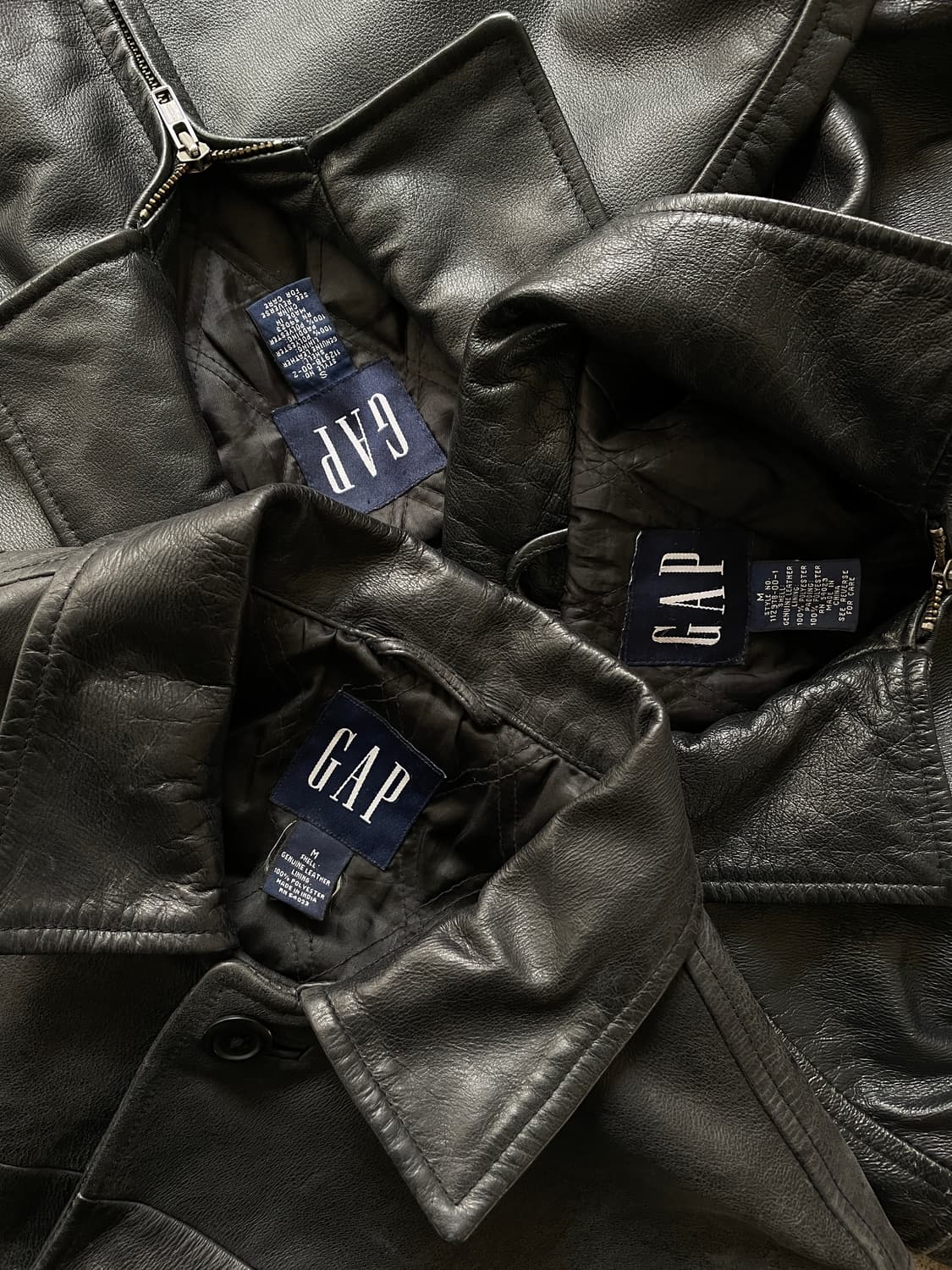 90s Old GAP Leather Jacket 상품이미지8