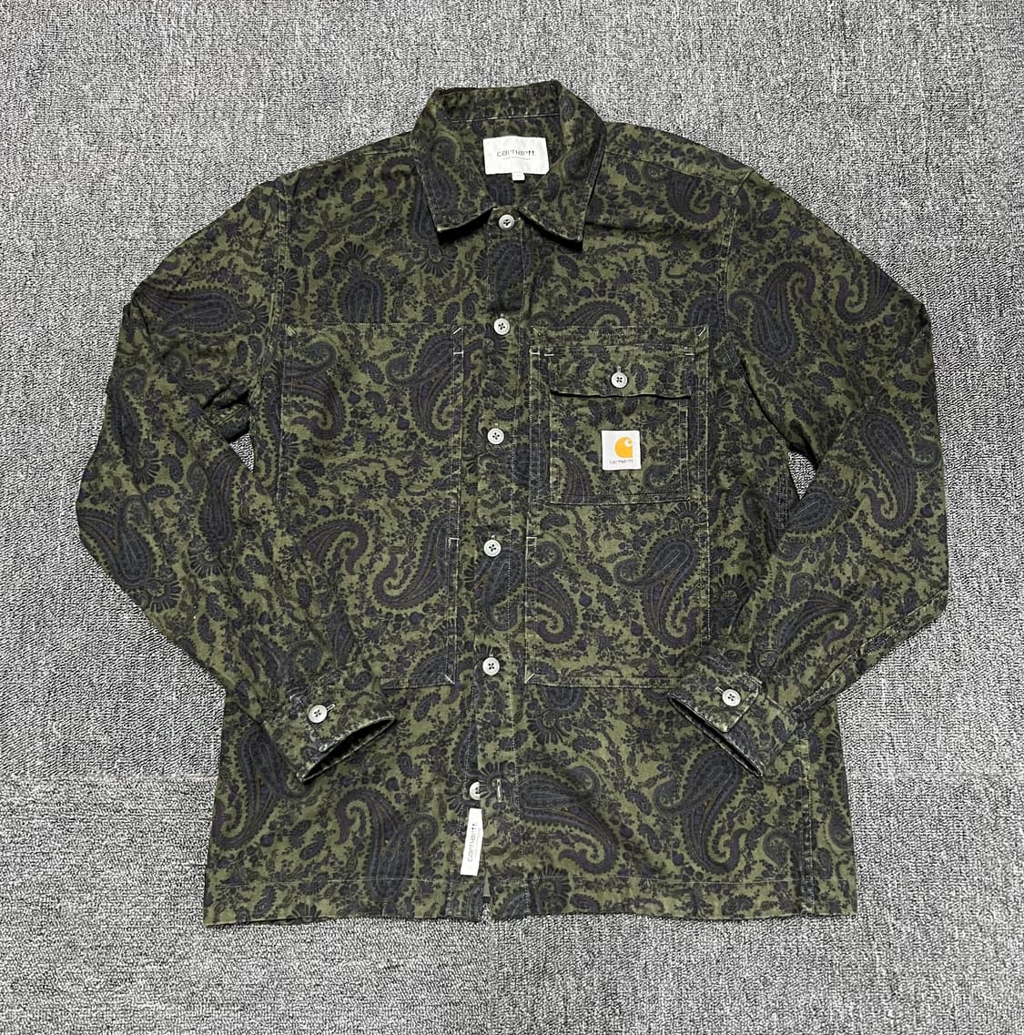 칼하트 wip 페이즐리 셔츠 상품이미지1