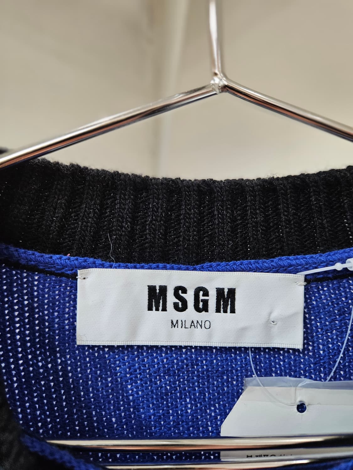 MSGM 아가일 패턴 니트 상품이미지3