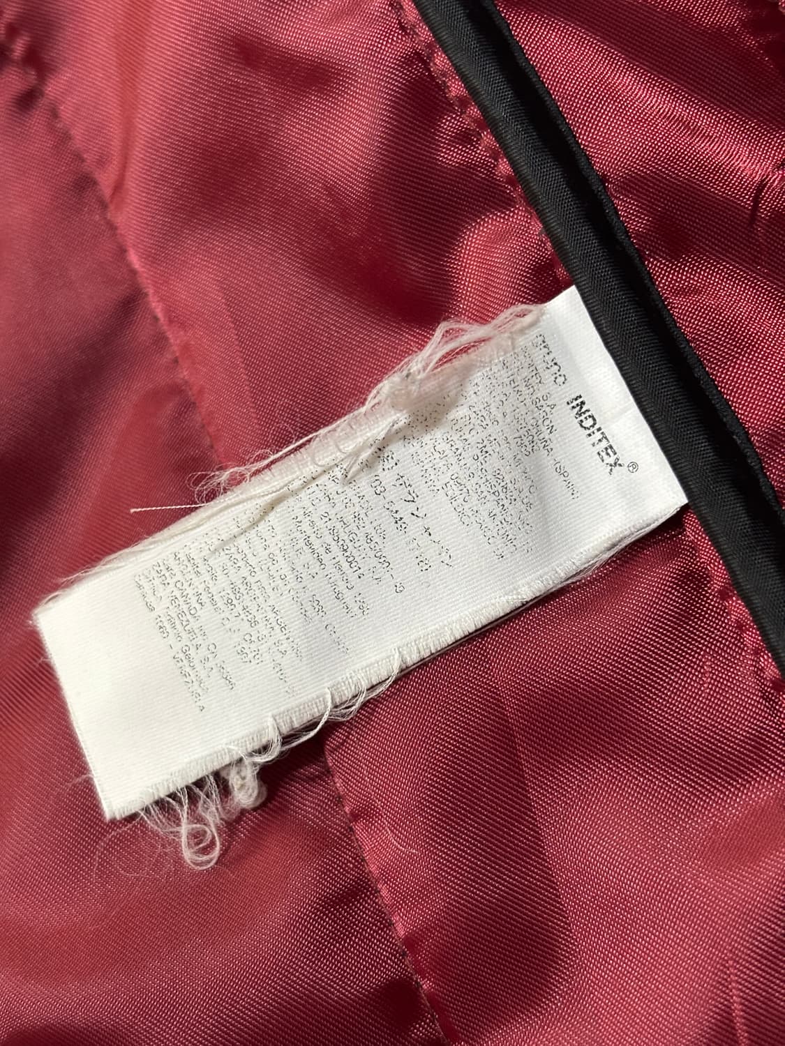 vintage zara two piece jacket L size 상품이미지2