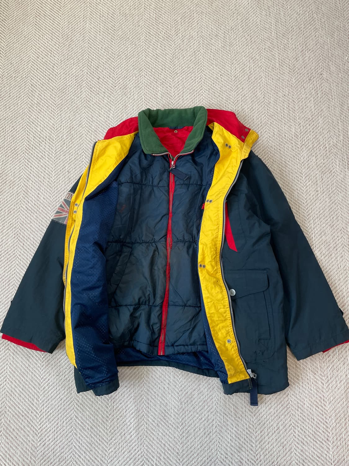 빈티지 파이어맨 버클 세일링 패딩  J03674 상품이미지5