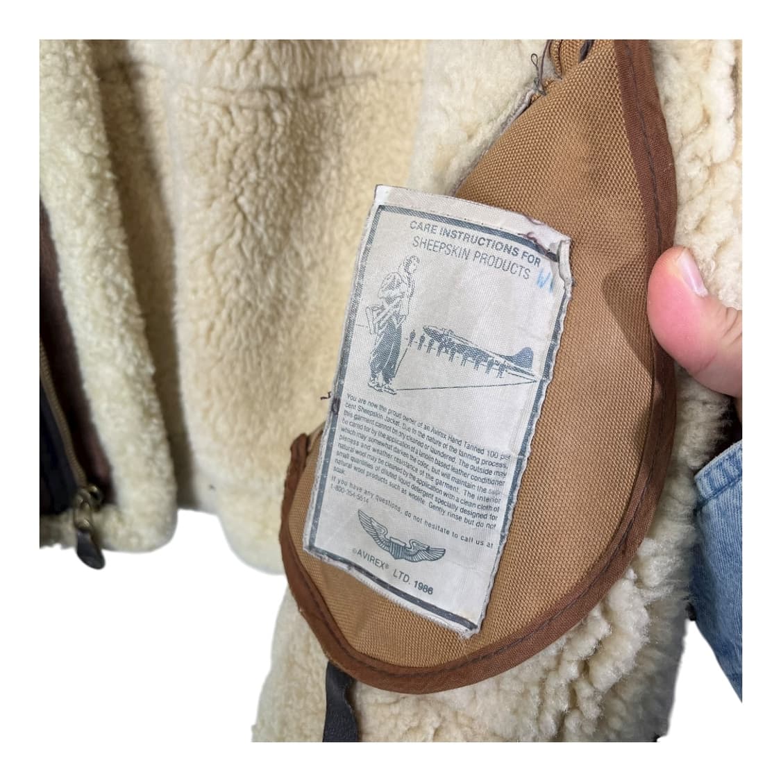 [Avirex] 아비렉스 USA B-3 무스탕 상품이미지6