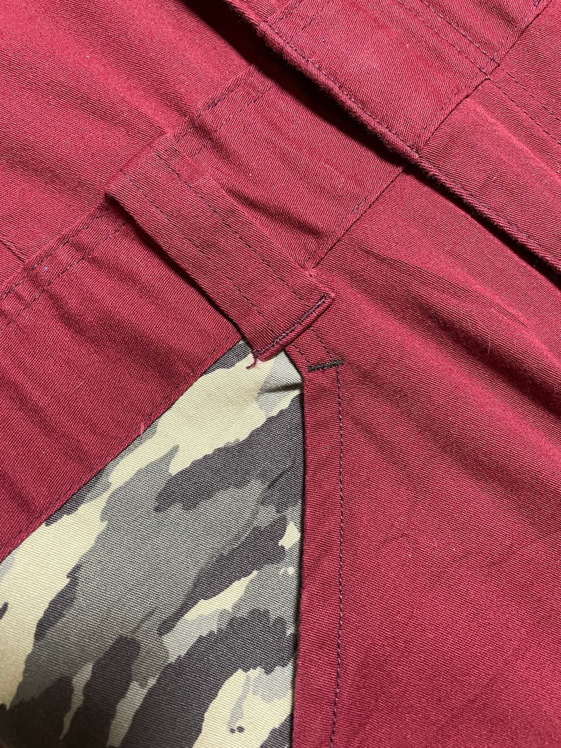     버건디 워크웨어 집업 점프수트  상품이미지3