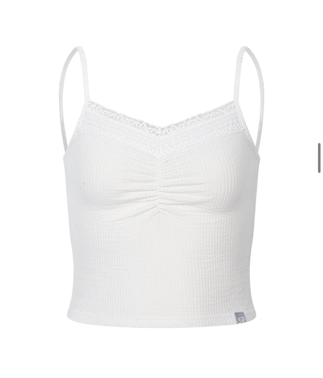 플리즈노팔로우 HanniLace Sleeveless Top (White) 상품이미지2