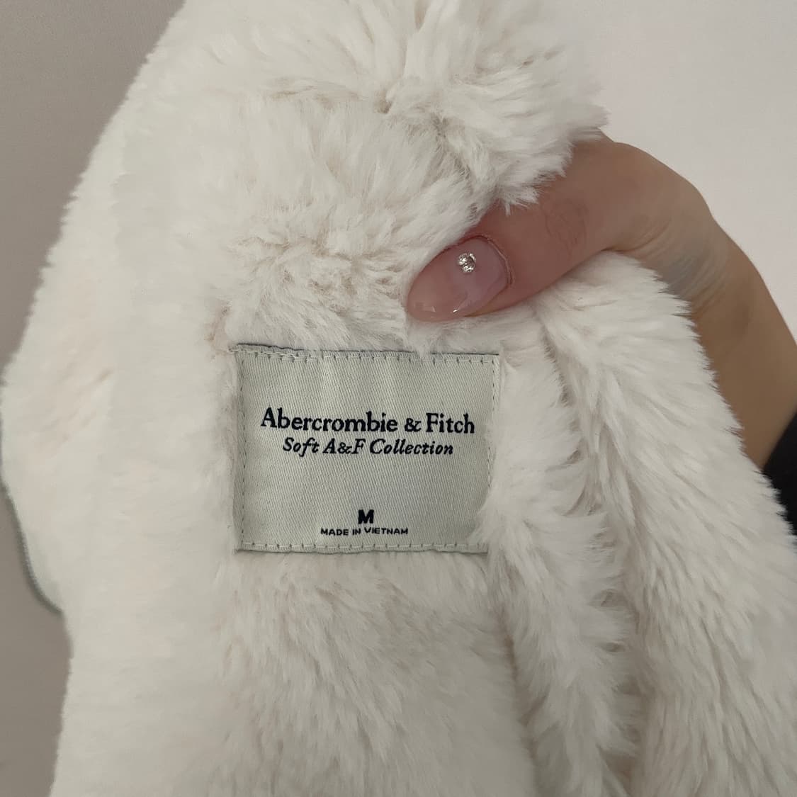 아베크롬비 화이트 양털 후드집업 y2k 빈티지 후드집업 울프죠 힙 와투케 상품이미지3