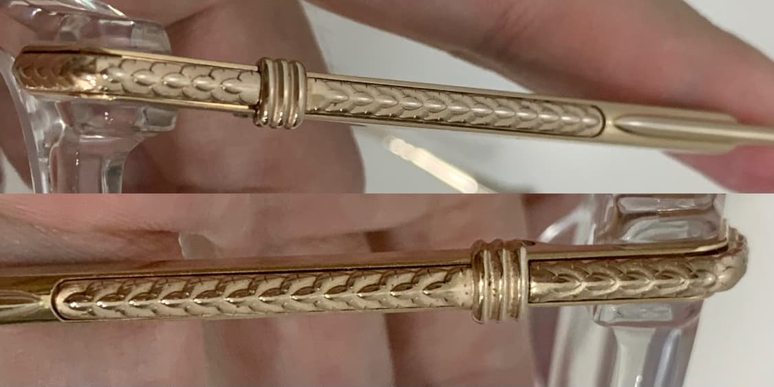 크롬하츠 컴프션 크리스탈&골드 플레이트 안경 클리어 투명 테 상품이미지7