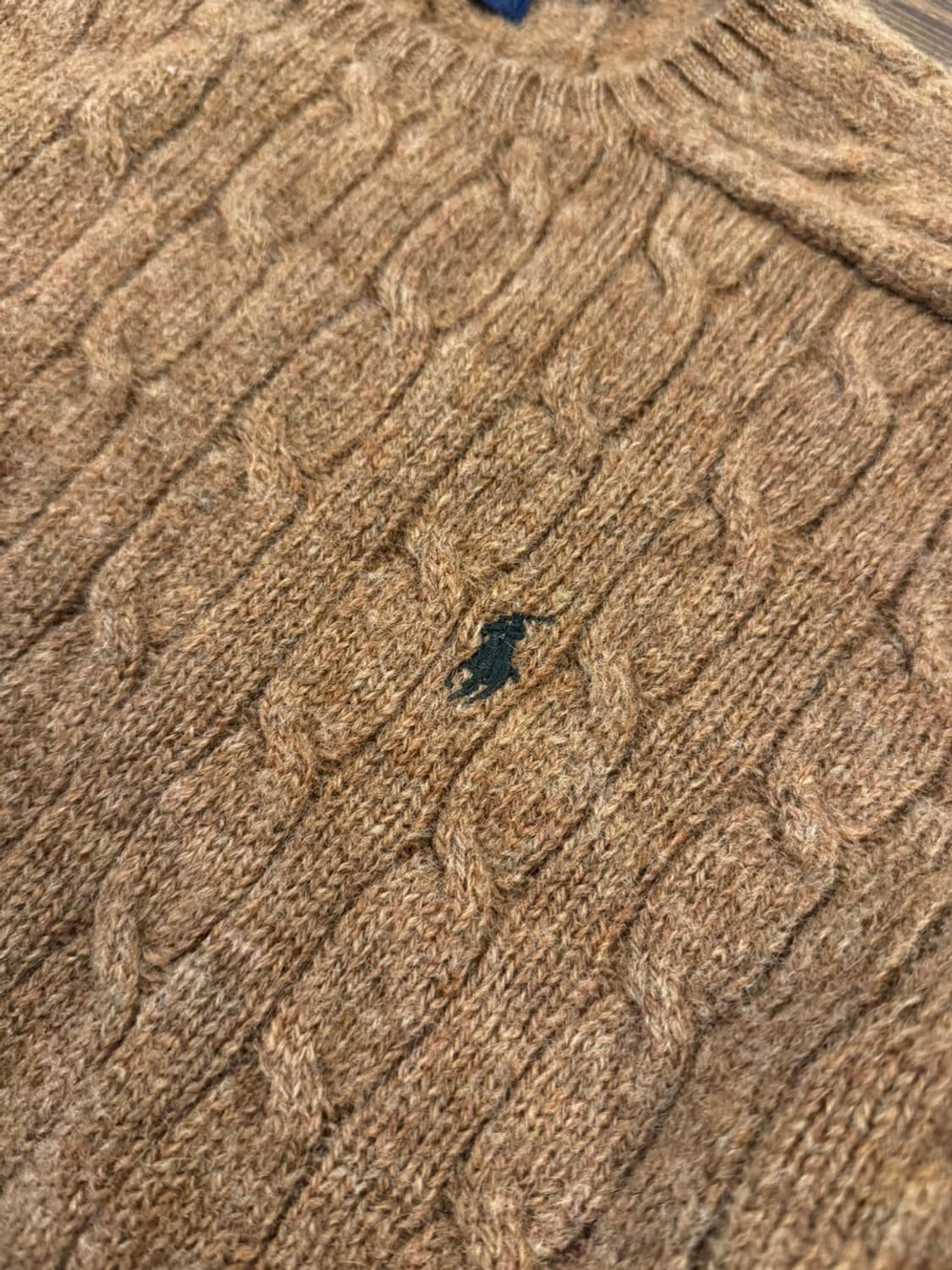 폴로 랄프로렌 램스울 케이블 니트 100 상품이미지8