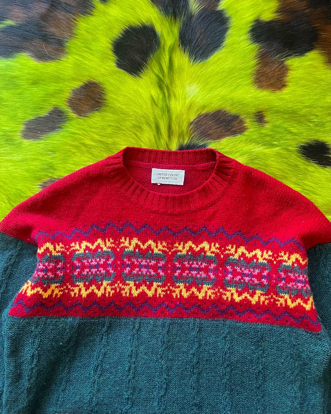 90s United Colors of Benetton Wool Knit 상품이미지4