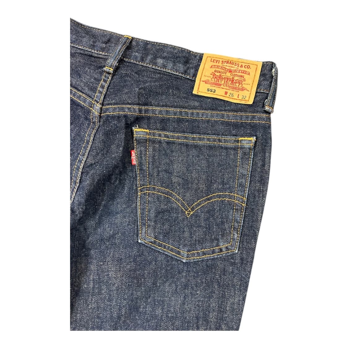 W-M) 리바이스 JPN 90s 553 Y2K 로우라이즈 세미부츠컷 데님 상품이미지3