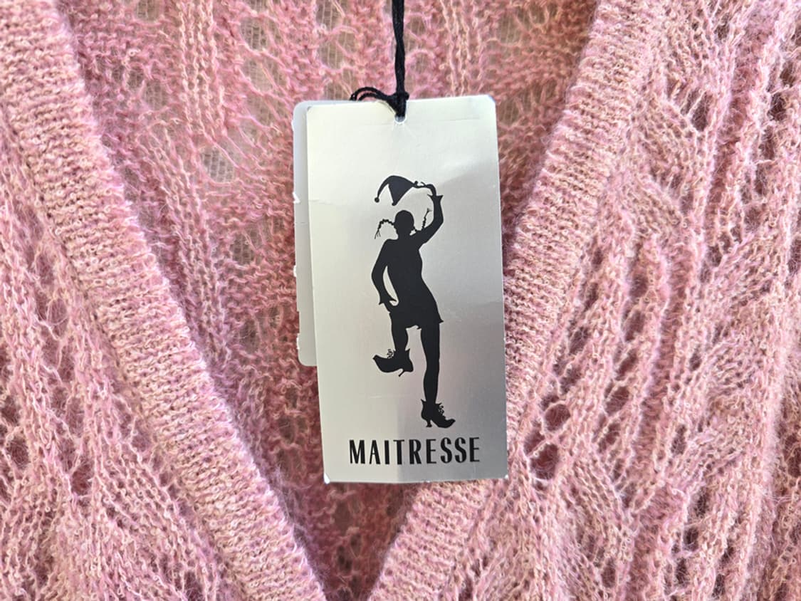 일본 맥시엄 니트 가디건 미사용품 상품이미지3