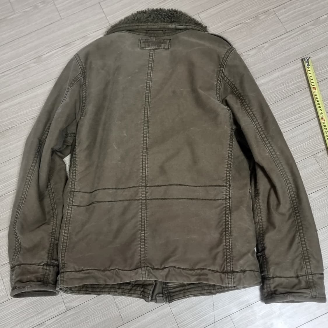 아베크롬비 카키색 털 b-9자켓(100) 상품이미지4