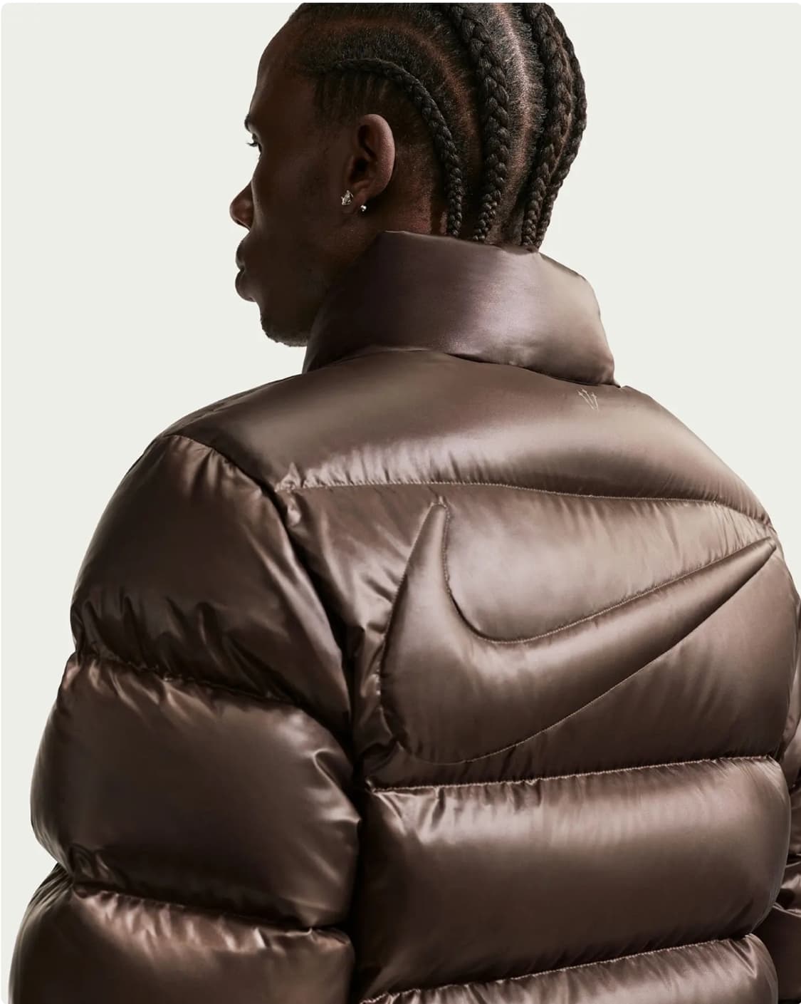 [XL]나이키 x 녹타 구스다운 패딩 브라운 상품이미지1