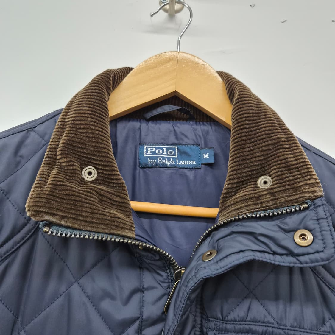 폴로 랄프로렌 네이비 퀼팅 자켓 남성 M 상품이미지4
