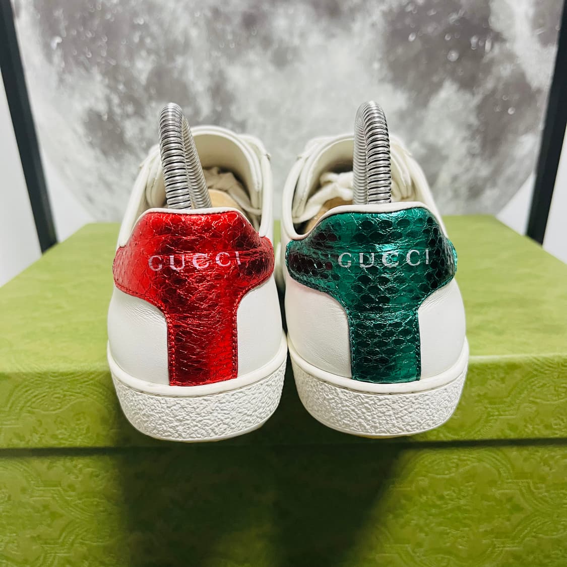 정품 35) 구찌 파인애플 무당벌레 패치 에이스 스니커즈 225~230 상품이미지4