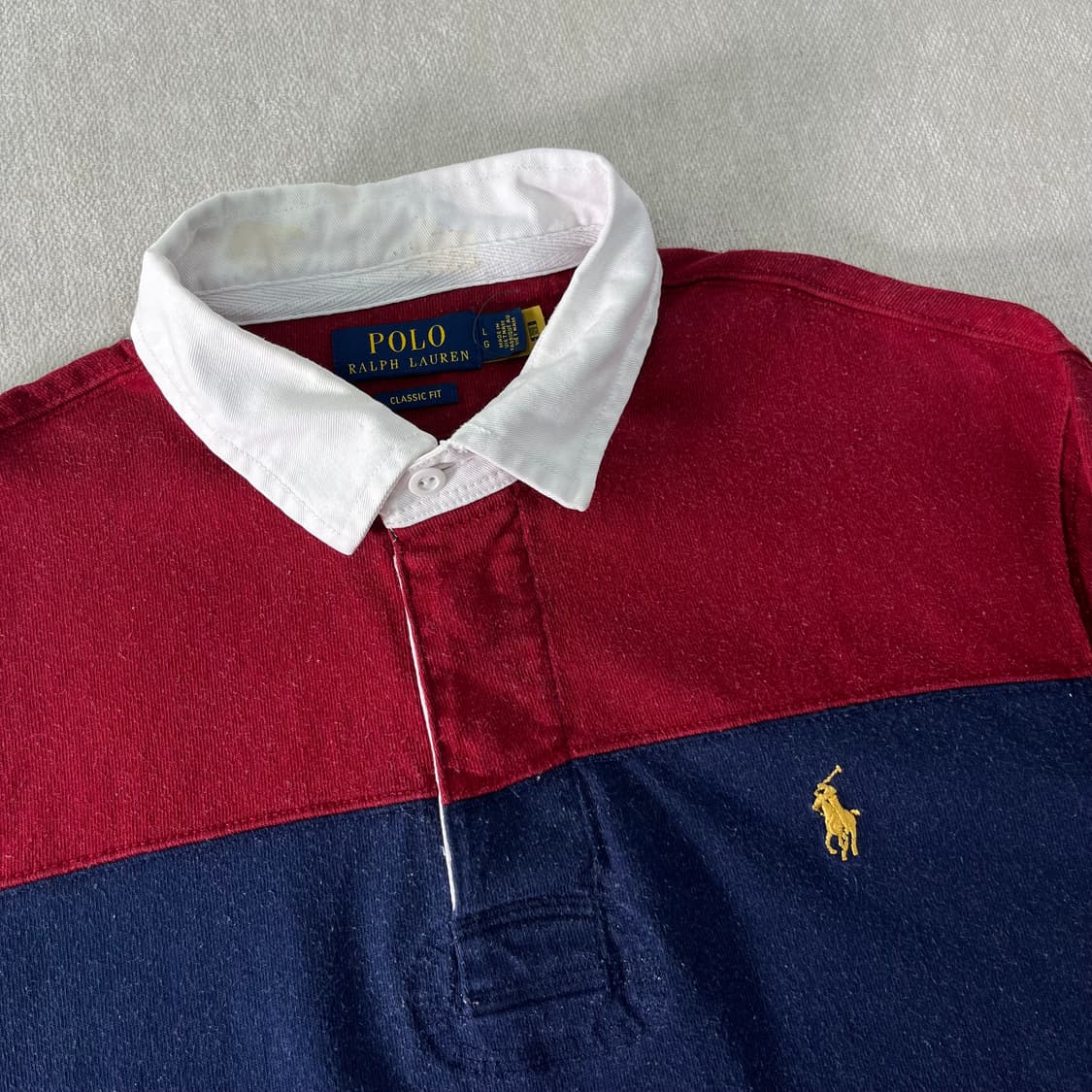100 폴로랄프로렌 신형라벨 럭비티  상품이미지2