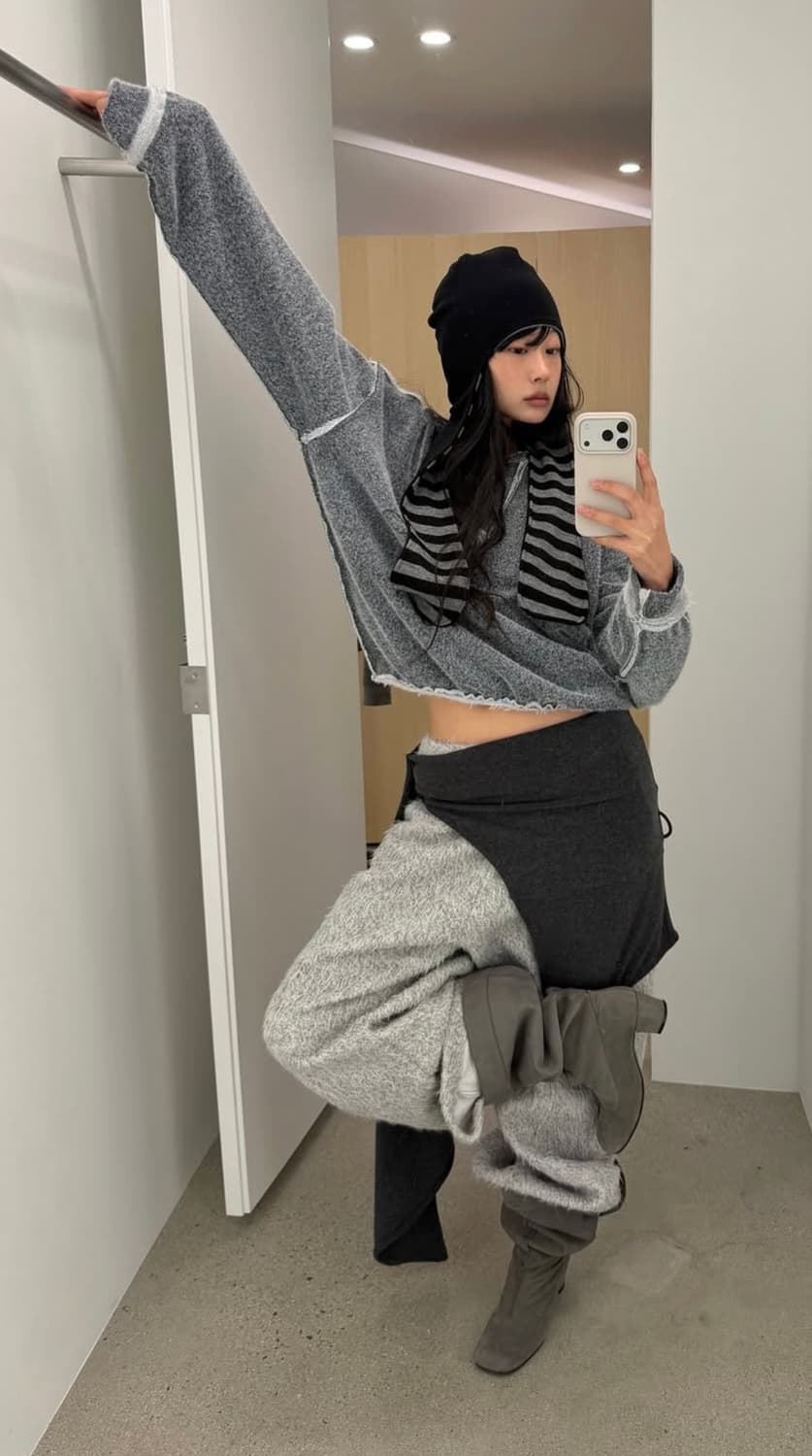 세릭 v넥 맨투맨 상품이미지2