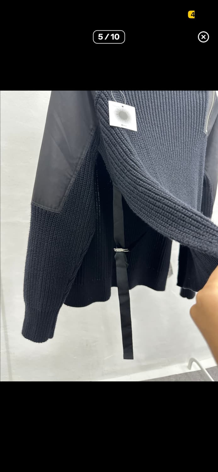 디젤 해체주의 크루넥 니트 상품이미지5