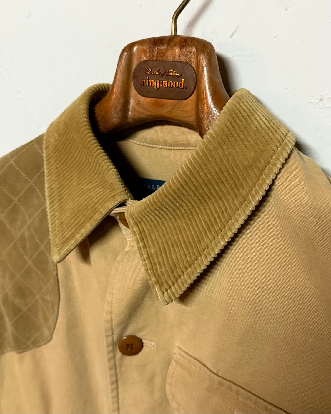 90‘s 폴로 랄프로렌 숄더패치 코튼 헌팅자켓 L 상품이미지2